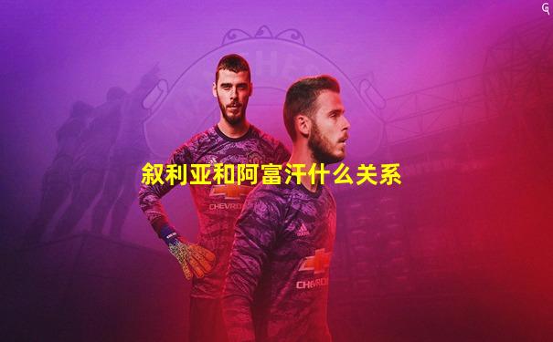 叙利亚和阿富汗什么关系